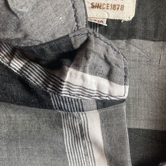 Vintage Mens Ely Cattleman 4XL Western Short Sleeve Button Down Shirt Black/Gray - Picture 5 of 9